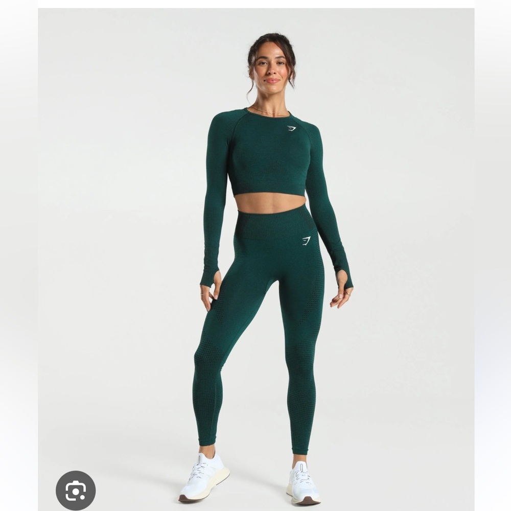 Gymshark Vital Seamless 2.0 Leggings - Deep Teal Marl